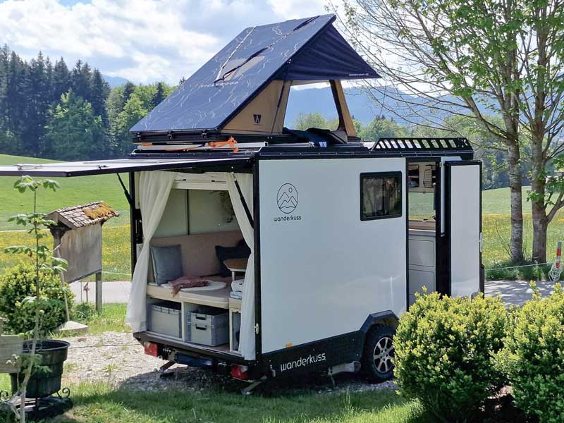 Wanderkuss 360 Strawanzerkarli - Sportwohwagen campieren in freier Natur